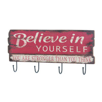 Believe In Yourself Wall Hook