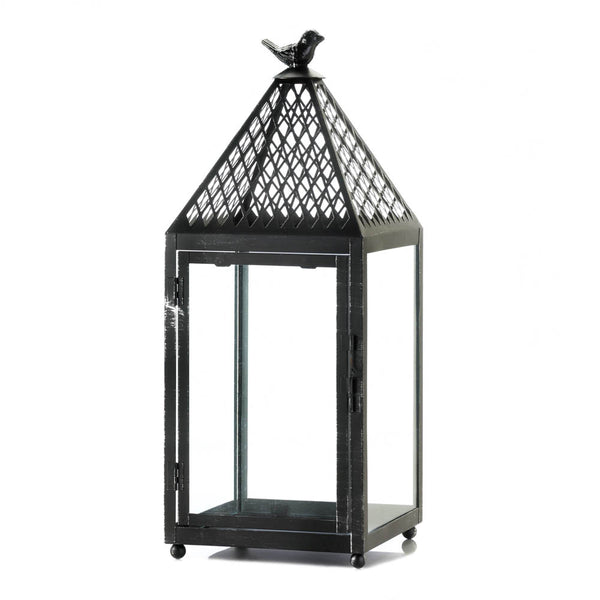 Black Bird Iron Lantern (L)