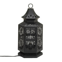 Black Moroccan Tower Lamp