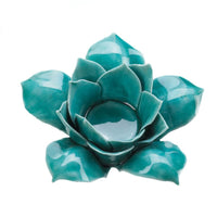 Blue Lotus Tealight Candle Holder