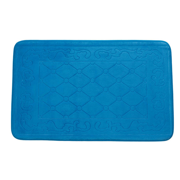 Blue Memory Foam Floor Mat