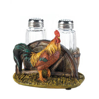 Country Farm Rooster Salt & Pepper Holder