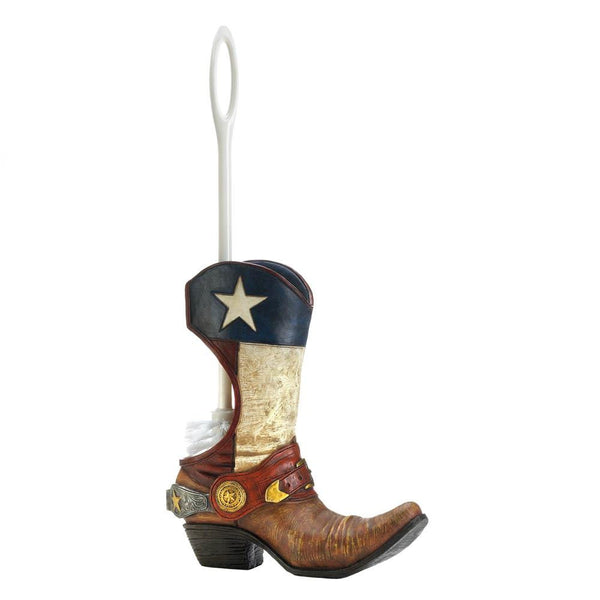 Cowboy Boot Toilet Brush Holder