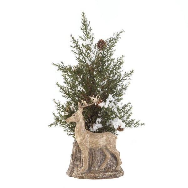 Deer Pine Sprig Topiary