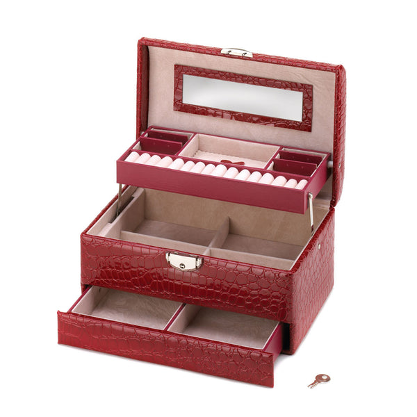 Deluxe Red Jewelry Box