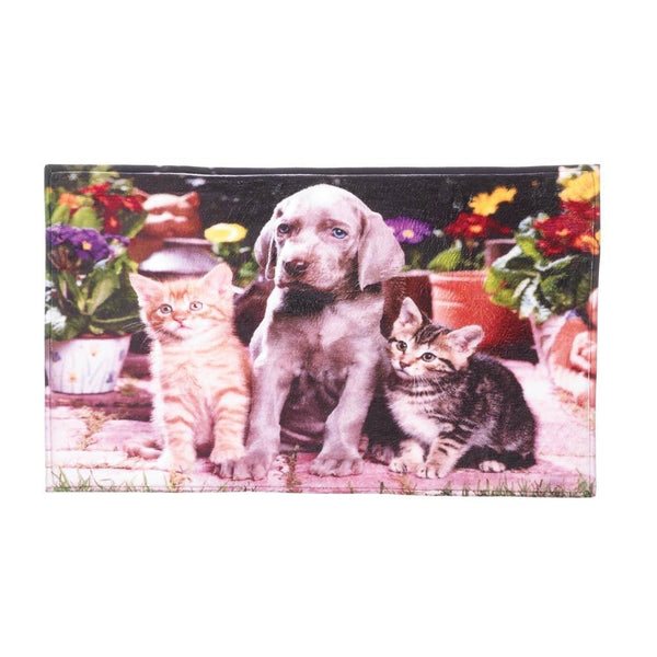 Dogs And Cats Floor Mat