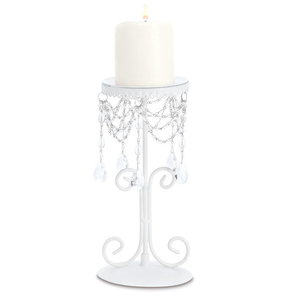 Elegant Beaded Candle Holder