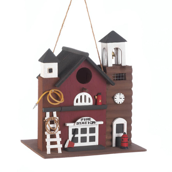 Fire Station Birdhouse