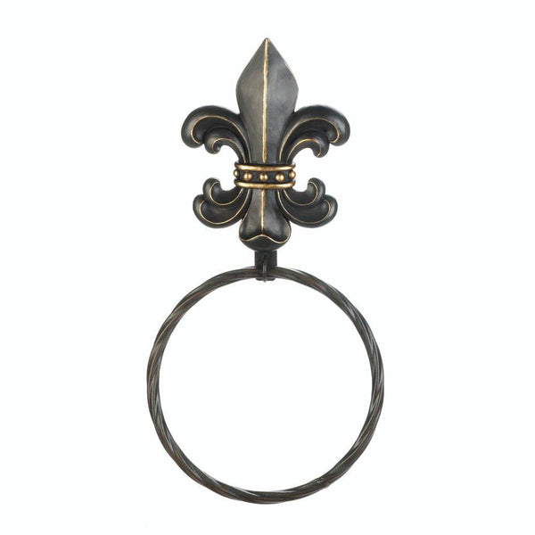 Fleur-De-Lis Towel Ring