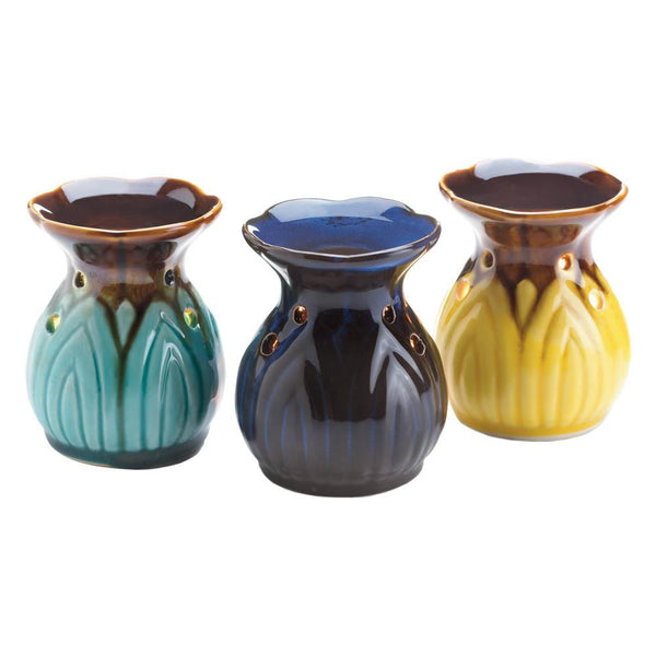 Flower Top Oil Warmer Trio