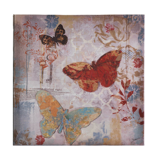 Flying Butterflies Canvas Wall Art