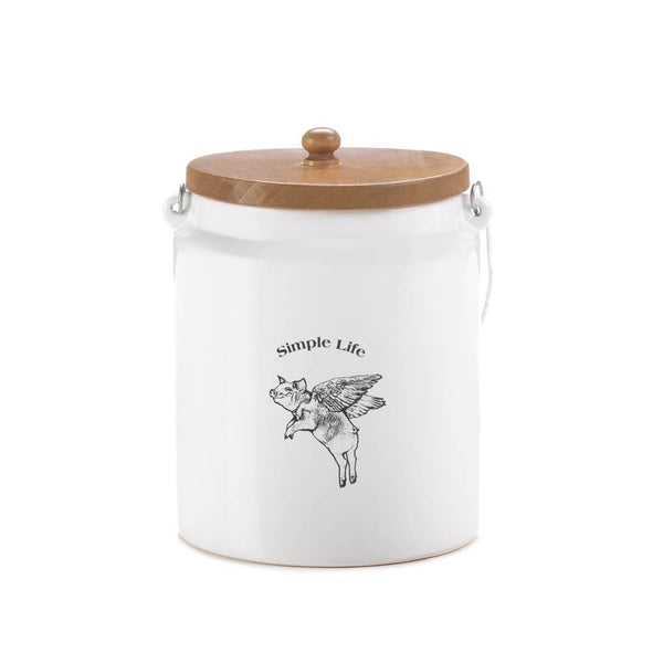 Flying Pig Large Canister