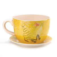 Garden Butterfly Teacup Planter (L)