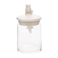 Glass Owl Jar