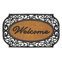 Grill Border Welcome Mat  