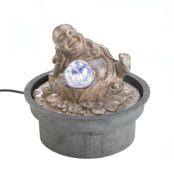 Happy Buddha Tabletop Fountain