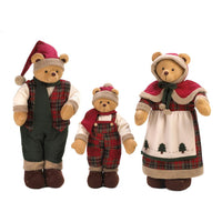 Holiday Bear Decor Family