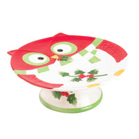 Holiday Hoot Cake Stand