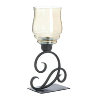 Iridescent Glass Hurricane Lantern