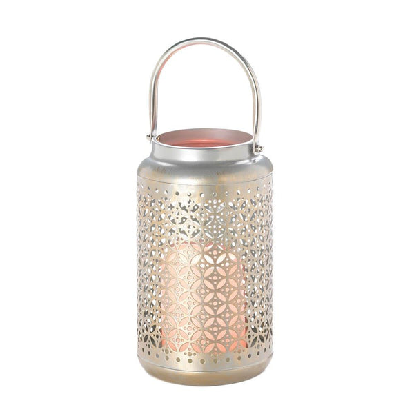 Iron Filigree LED Lantern