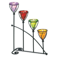 Jewel Toned Candle Holder