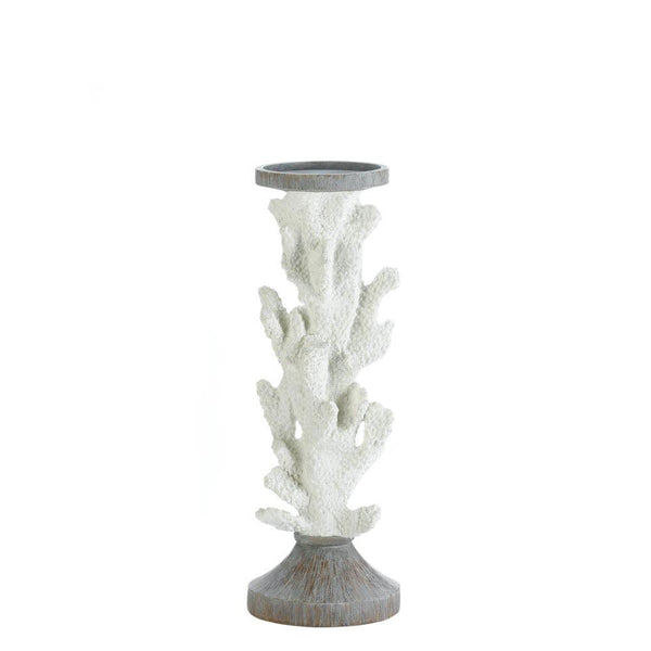 Large Coral Candle Holder