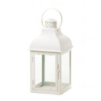 Large White Gable Lantern