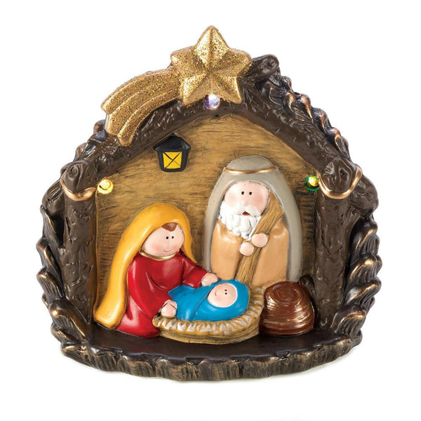 Lighted Large Nativity Figurine