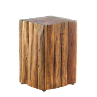 Log Block Side Table