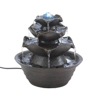 Lotus Bloom Tabletop Water Fountain