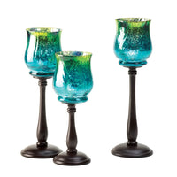 Mediterranean Candle Holder Trio