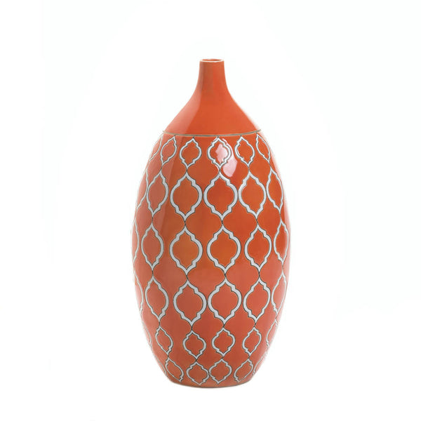 Merit Orange Vase