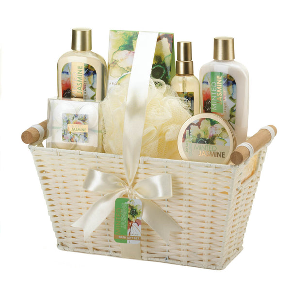 Minted Jasmine Spa Gift Basket