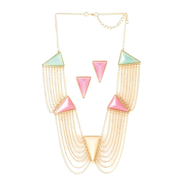 Modern Art Deco Jewelry Set