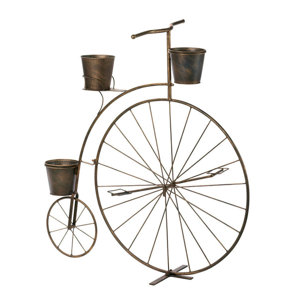 Old-Fashioned Bicycle Plant Stand