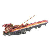 Orange Dragon Cystal Incense Burner