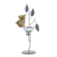 Owl Forest Candle Holder