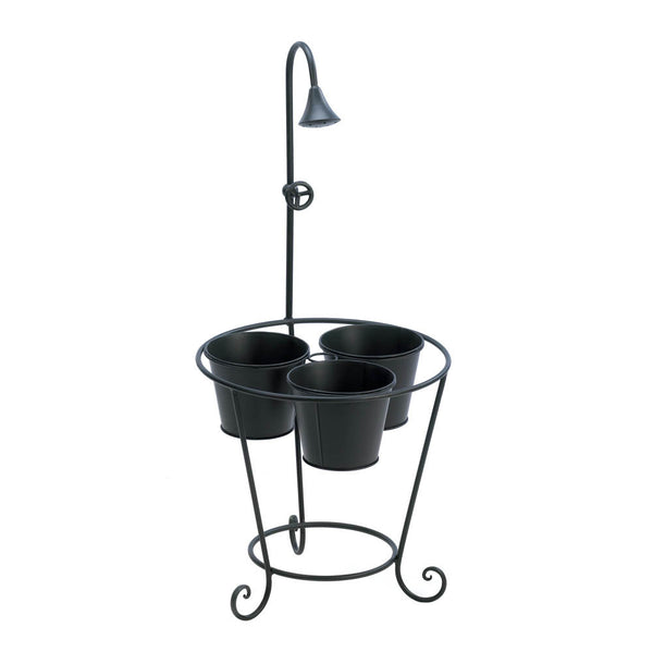 Planter Trio With Water Faucet