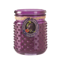 Plum Berry Hobnail Jar Candle