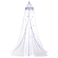 Purple Posies Bed Canopy