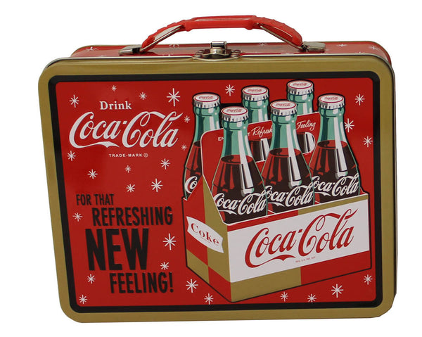 Red Coca-Cola Tin Lunch Box