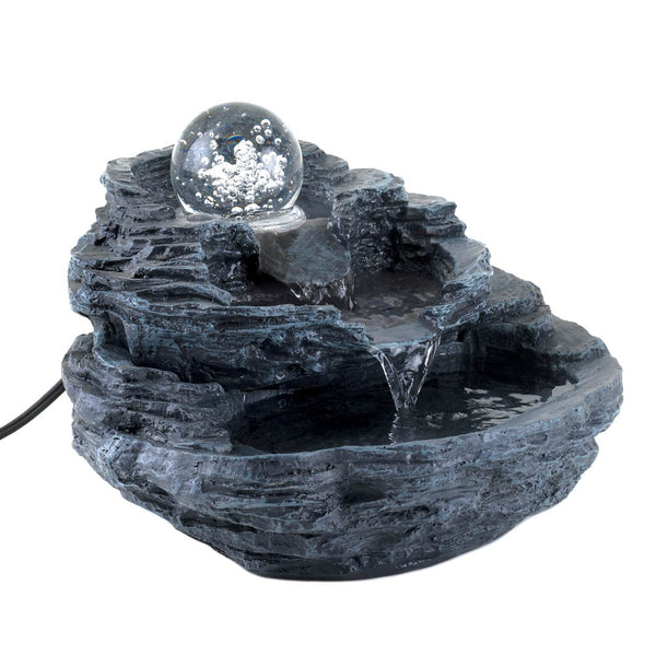 Rock Design Desk Fountain