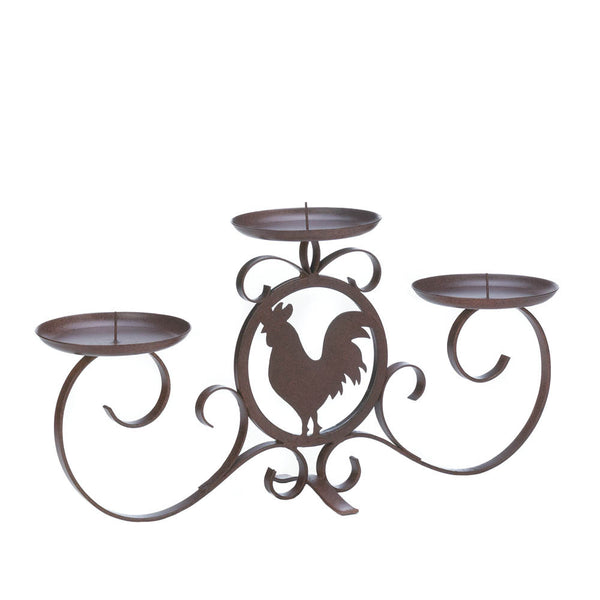 Rooster Silhouette Candleholder