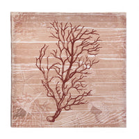 Sea-Swept Coral Canvas Wall Art