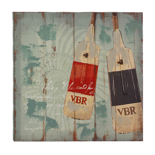 Seaworthy Oars Canvas Wall Art