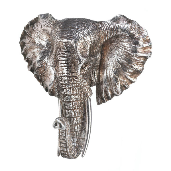 Sensational Elephant Bust Plaque