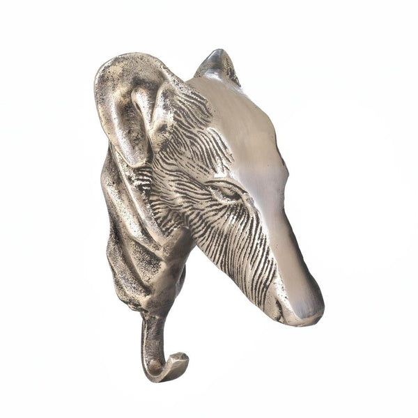 Silver Dog Wall Hook