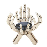 Skeleton Hands Candle Stand