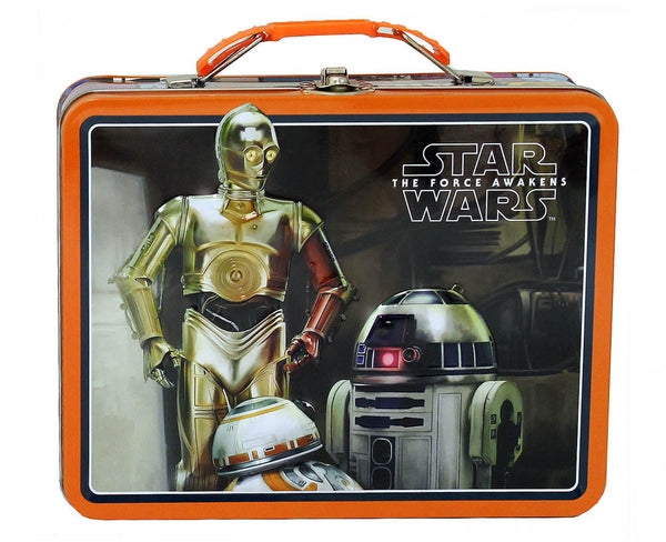 Star Wars Episode Vii Black/Orange Tin Lunch Box