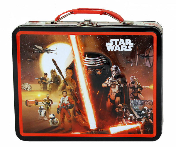 Star Wars Episode Vii Black/Red Tin Lunch Box